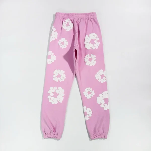 Denim Tears Mono Sky Blue Cotton Flower Sanitary Pants - Image 2