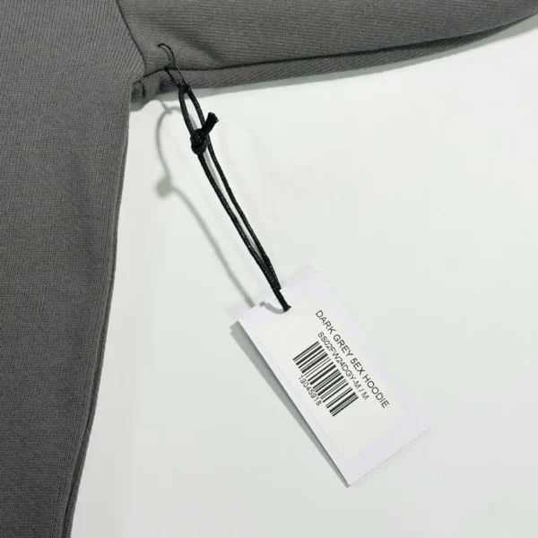 Sp5der Grey Brown Hoodie - Image 10