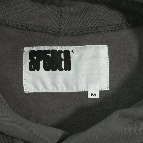 Sp5der Grey Brown Hoodie - Image 3