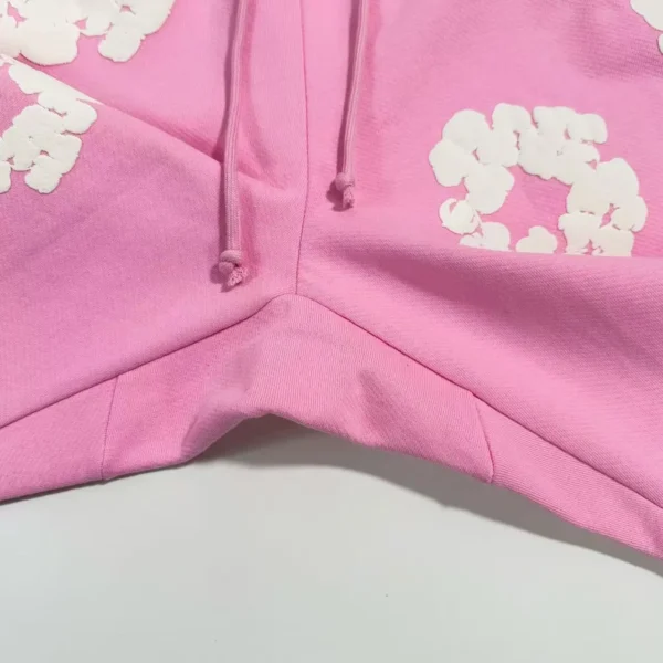 Denim Tears Mono Pink Cotton Flower Sanitary Pants - Image 5