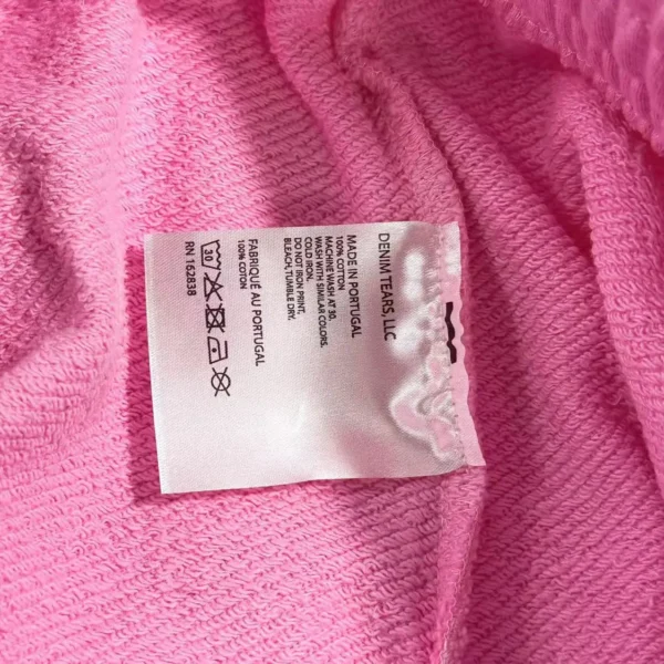 Denim Tears Mono Pink Cotton Flower Sanitary Pants - Image 9