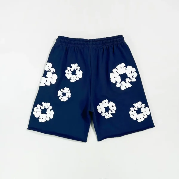 Denim Tears Mono navy blue kapok shorts - Image 2