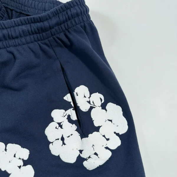 Denim Tears Mono navy blue kapok shorts - Image 4