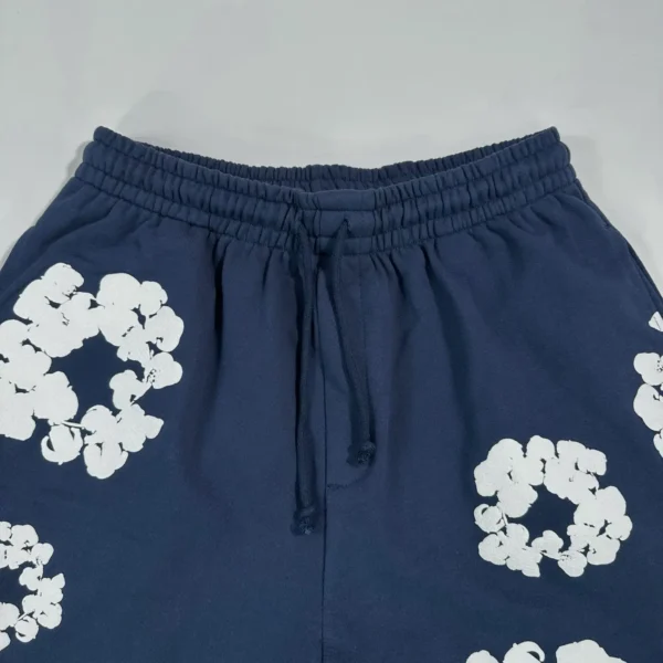 Denim Tears Mono navy blue kapok shorts - Image 3