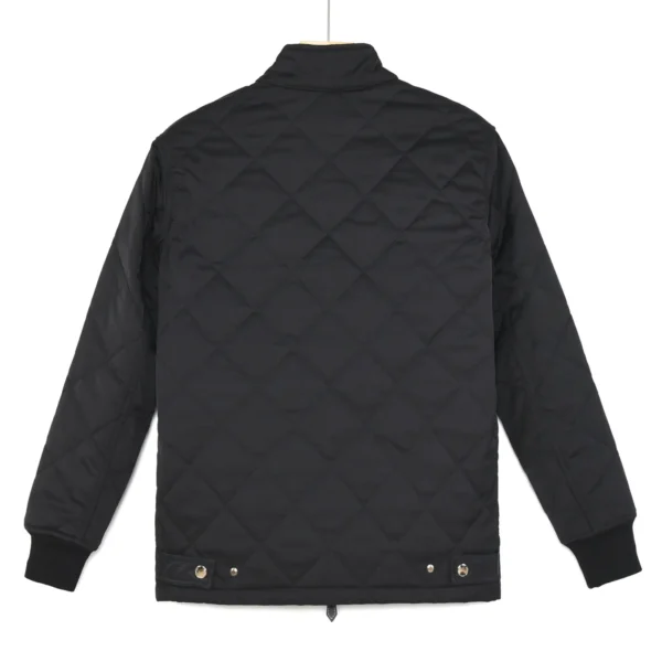 Burberry   diamond stitched cotton Jacket - Image 2