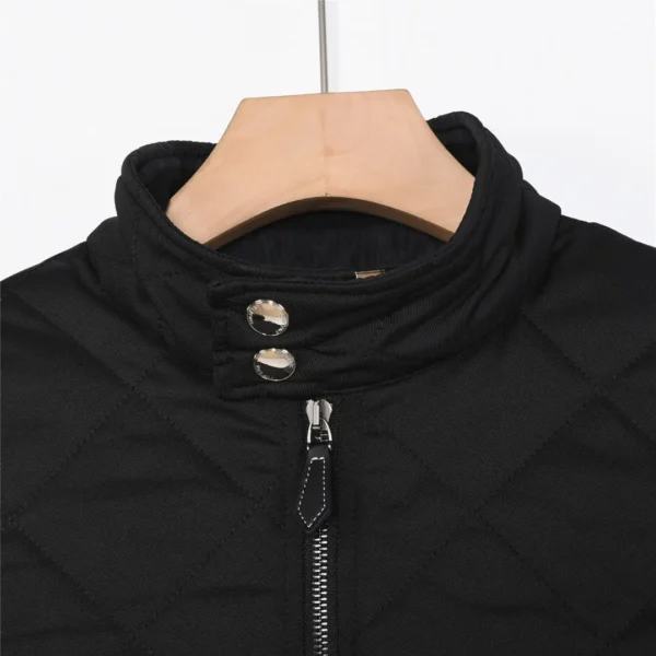 Burberry   diamond stitched cotton Jacket - Image 3