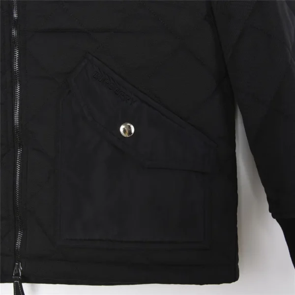 Burberry   diamond stitched cotton Jacket - Image 6