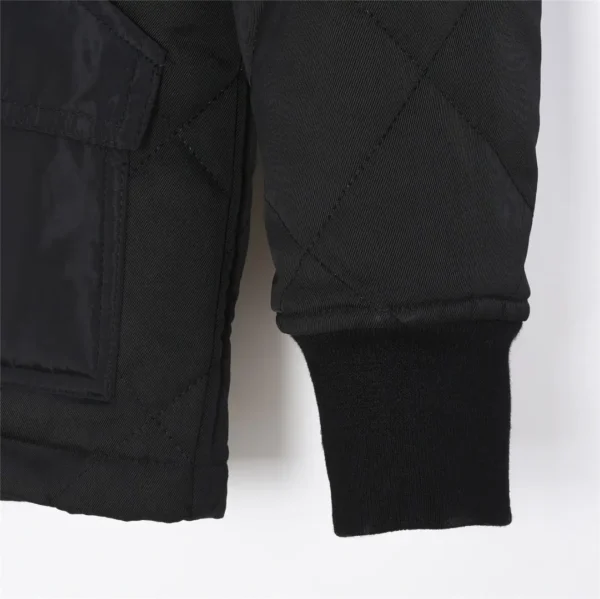 Burberry   diamond stitched cotton Jacket - Image 7