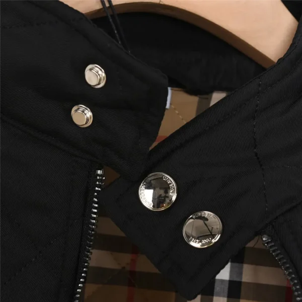 Burberry   diamond stitched cotton Jacket - Image 4