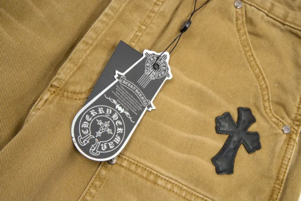Chrome hearts denim patch embroidered work pants
Fabric used - Image 5