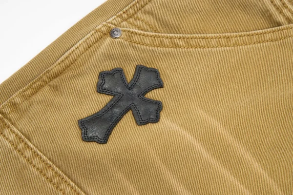 Chrome hearts denim patch embroidered work pants
Fabric used - Image 4